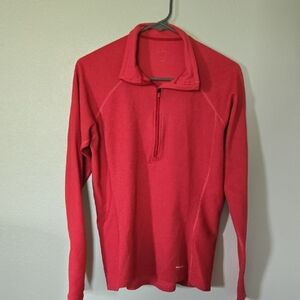 Patagonia Red Quarter-Zip Sweatshirt